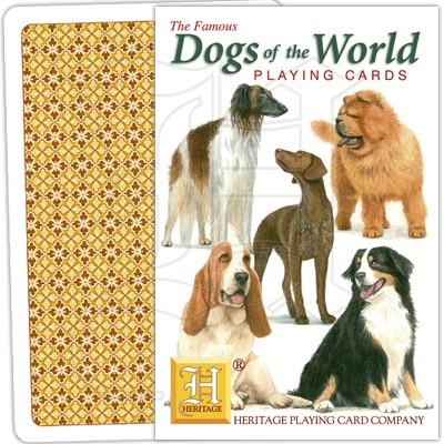 The Famous Dogs of the World Playing Cards